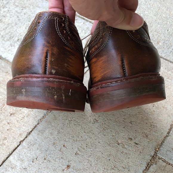 Allen Edmonds Strandmok Brogue Leather Dress Shoes - Picture 12 of 16